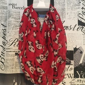 NWT Red Panda Infinity Scarf